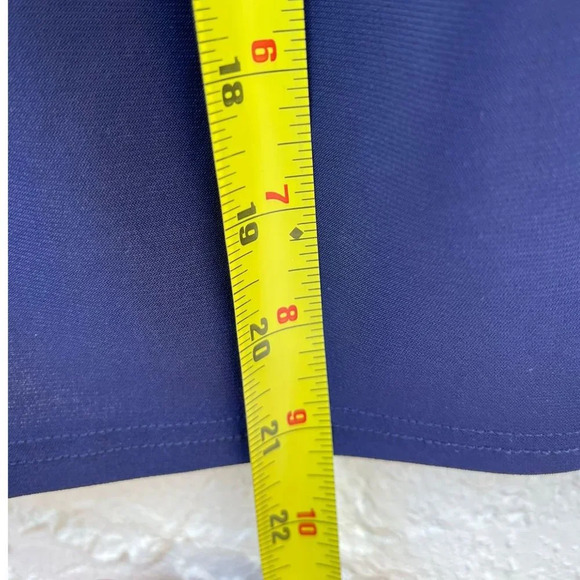 Susan Lawrence Womens Long Sleeve Semi See Through Top Blue Sz XL - Picture 4 of 8